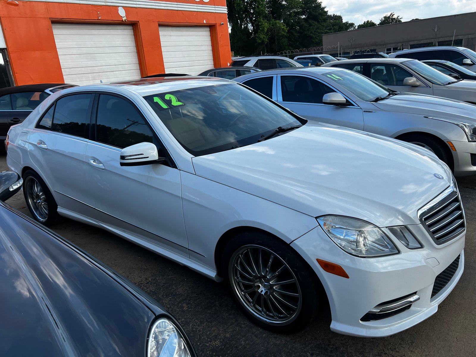 2012 Mercedes-Benz E350 — White Diamond Clean